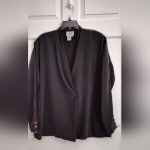 Campus Casuals Black Blouse Womens